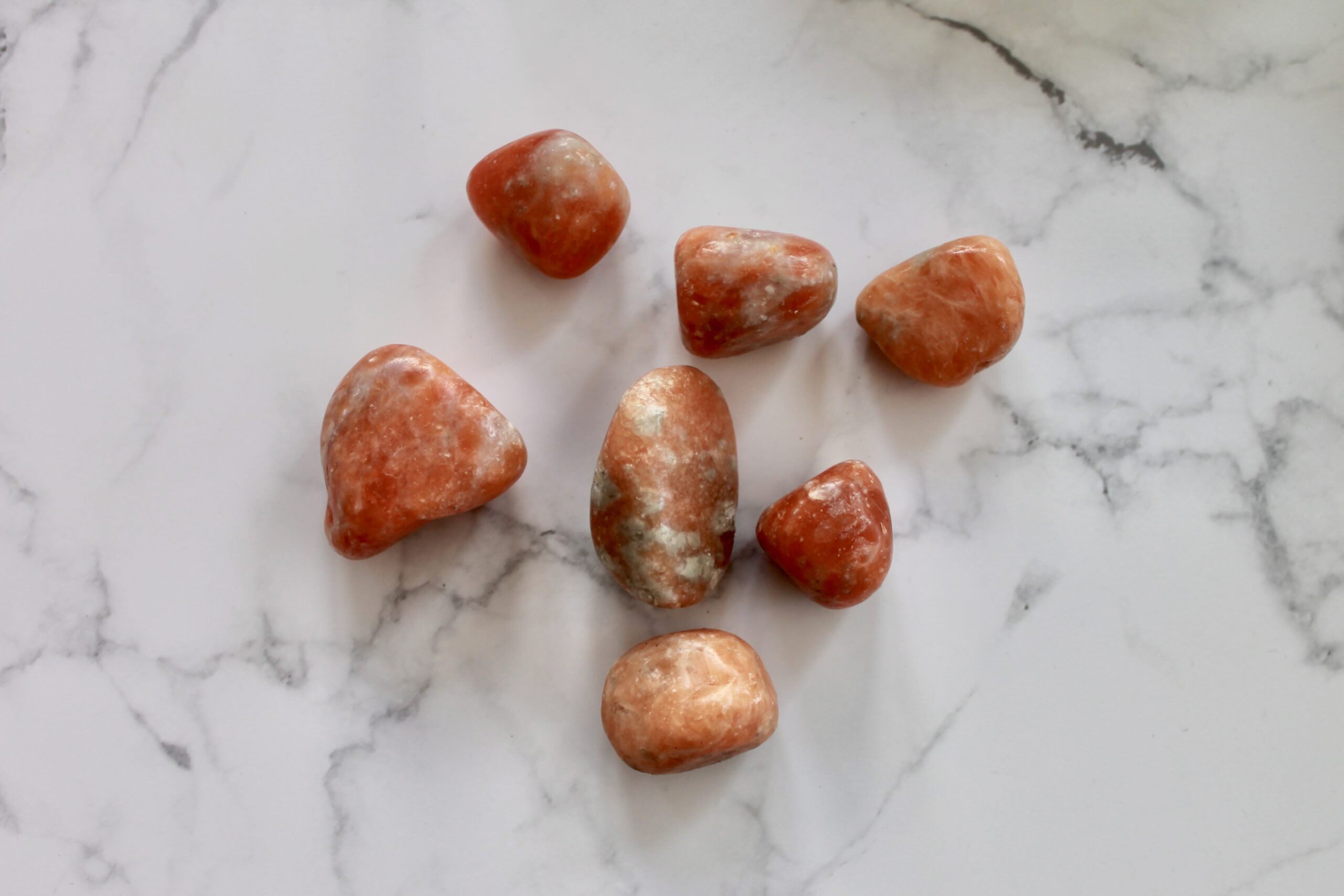 Orange Calcit - Lommesten